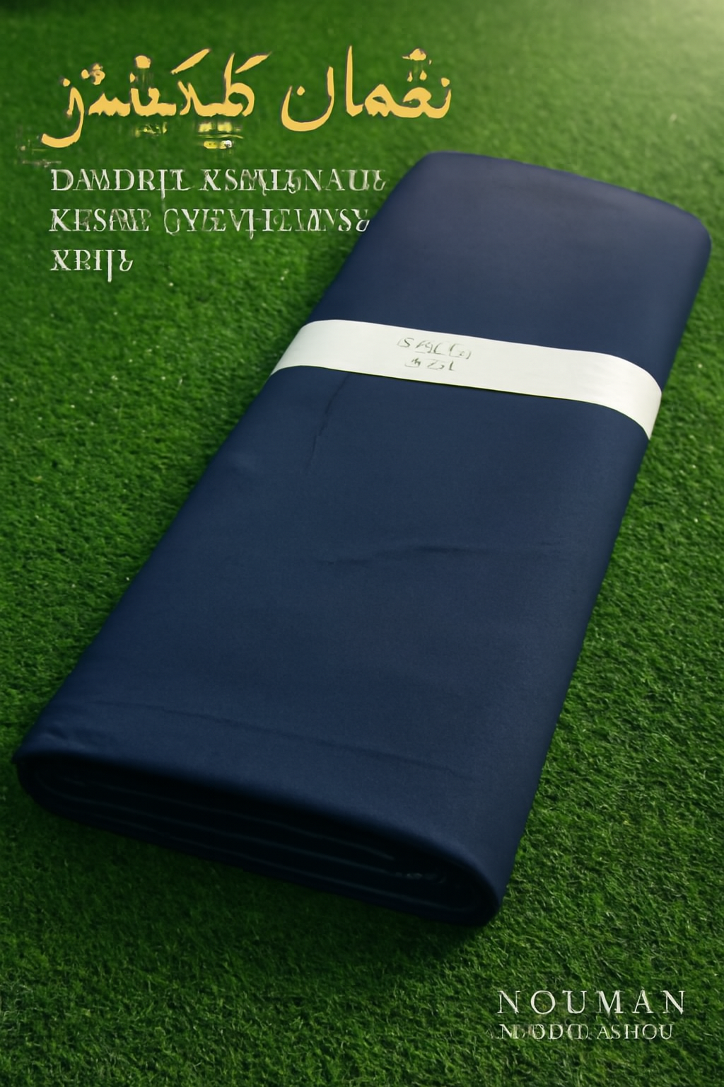 Men cotton blue suit