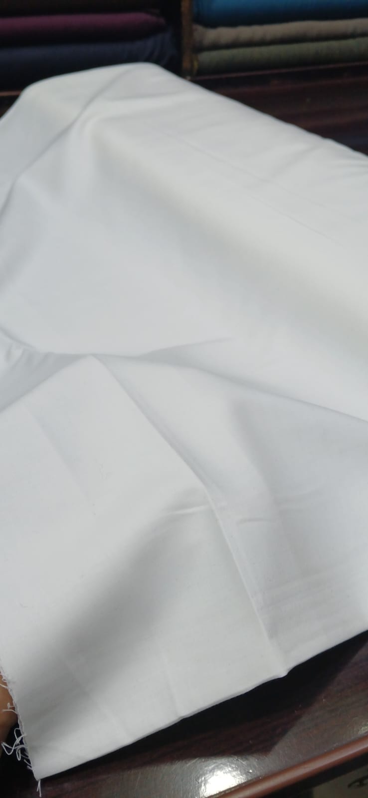 Half White Wash & Wear Suit – Nouman Collection